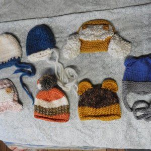 NEWBORN PHOTO PROPS-HATS/BEANIES